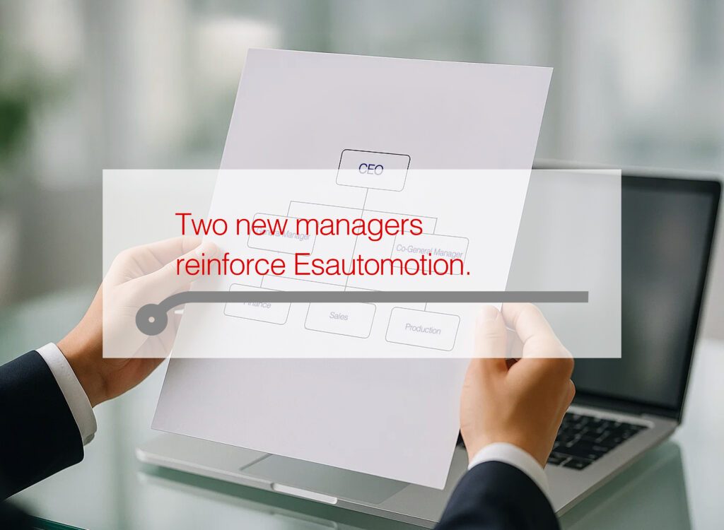 Esautomotion continues its efforts to enhance the qualitative structure of the organization with the appointment of two new managers, Dario Segat and Simone Lucci.